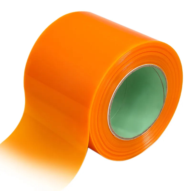 Amber Anti Arc PVC Flat Sheet for B2B Industrial Heat Resistant Safety Barrier Systems