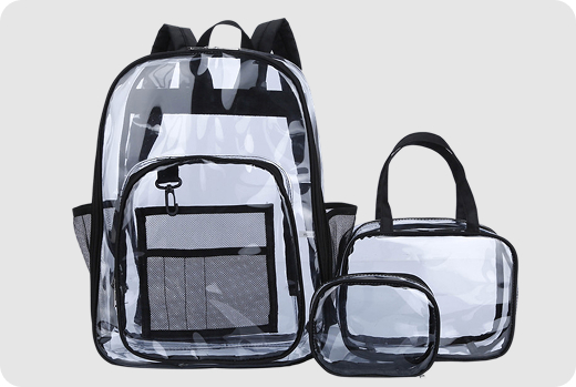 Transparent PVC fashion bags