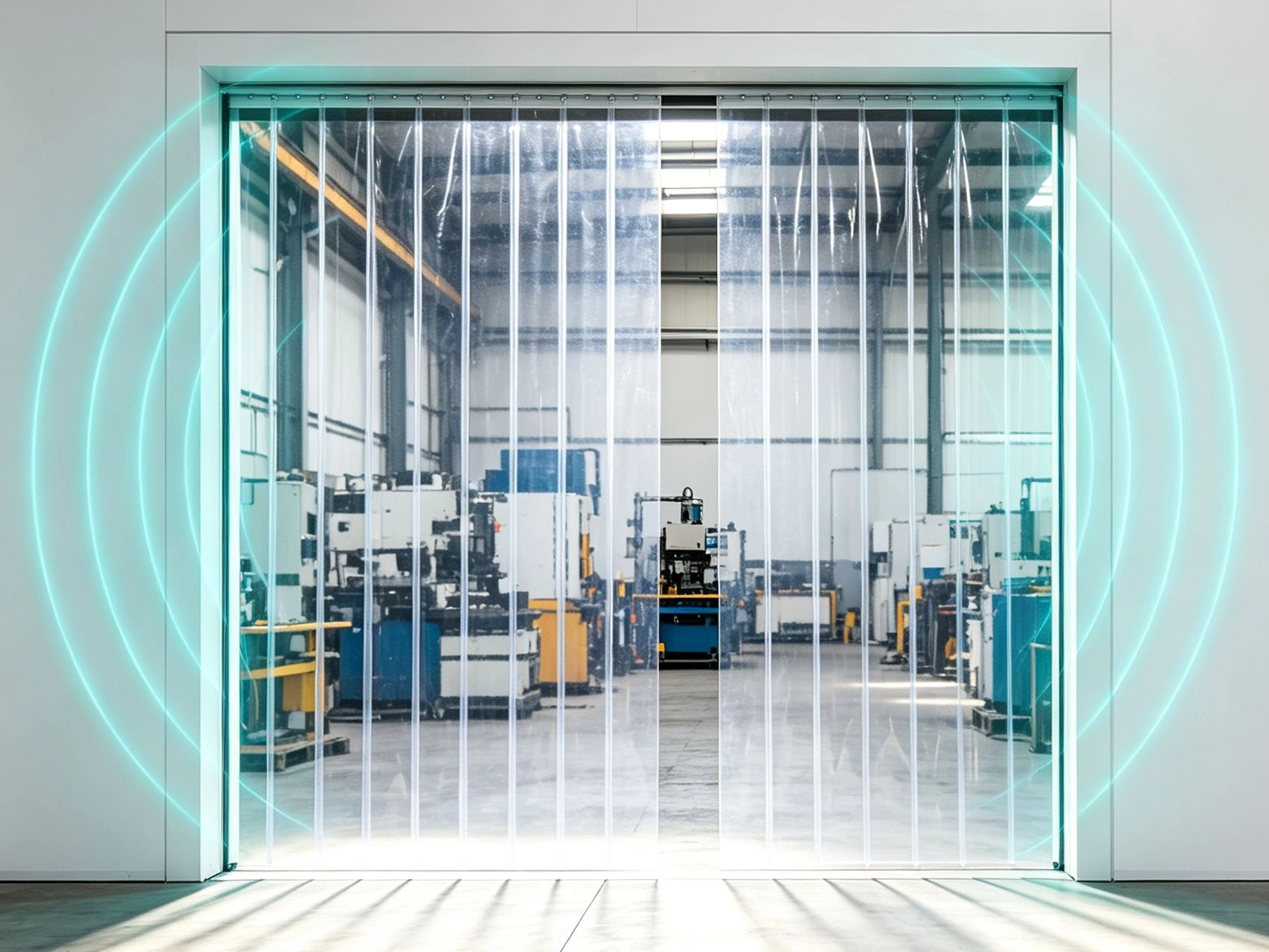 How Standard PVC Strip Curtains Solve Critical Noise Problems in Industrial Workshops