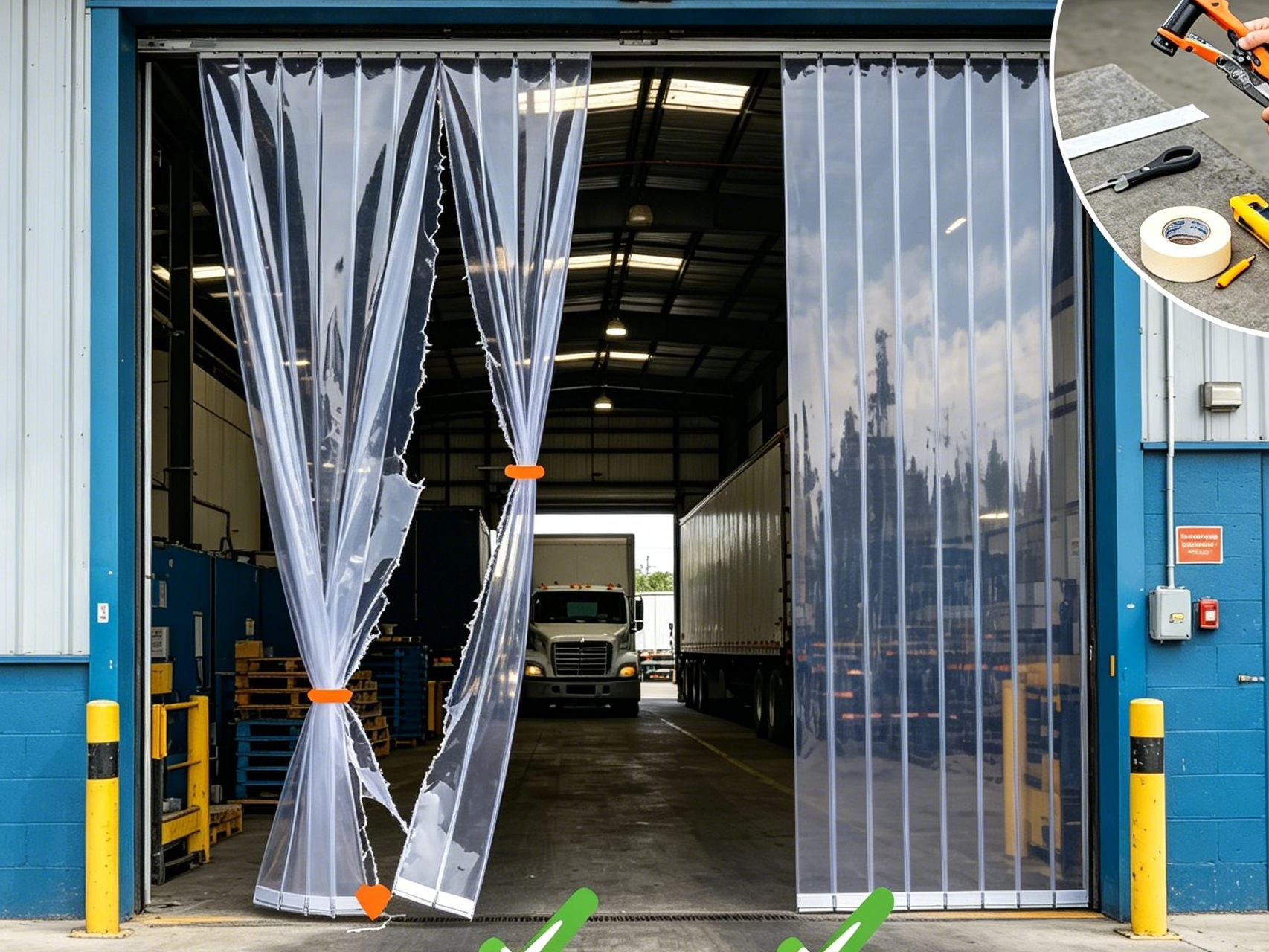 What Are The Fast Repair Methods for Common Failures of Standard PVC Strip Curtains?