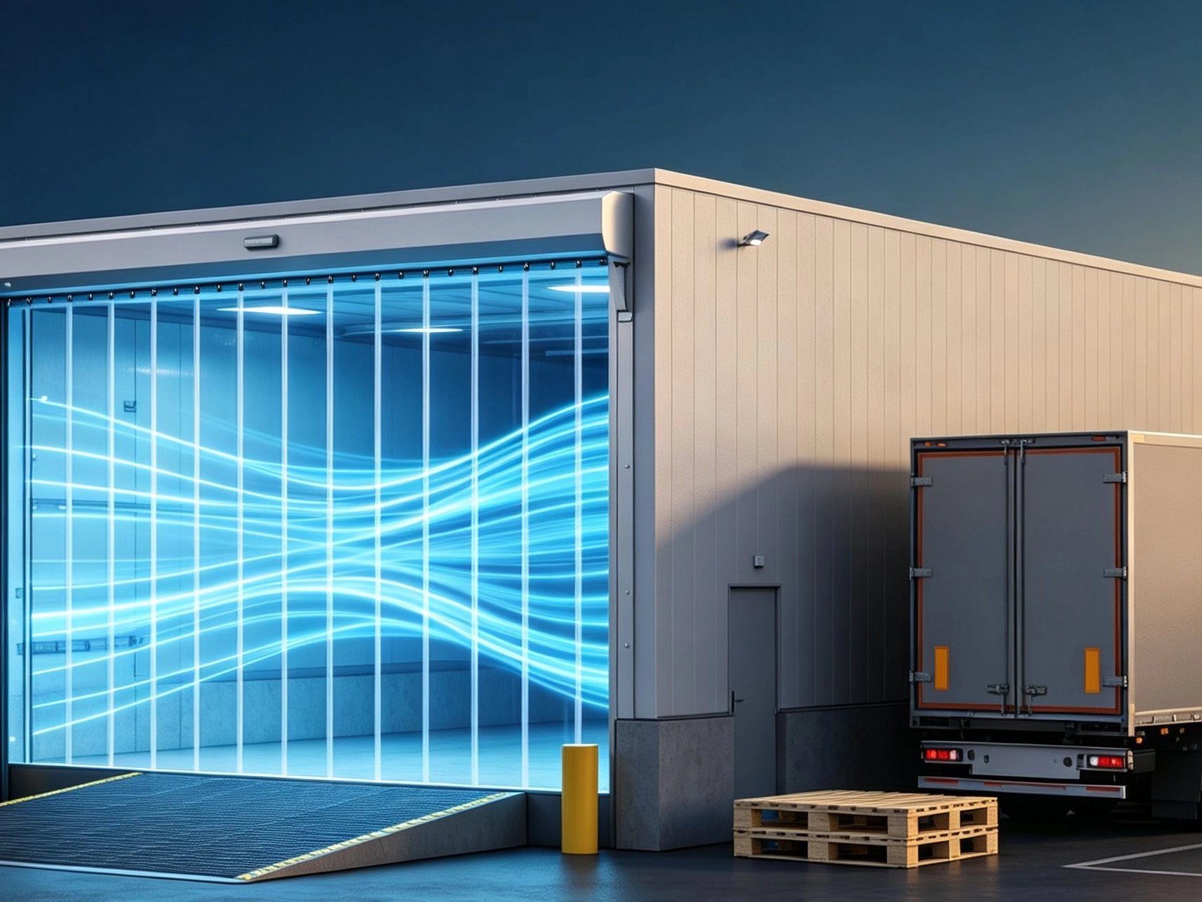 What Thermal Insulation Properties Do Standard PVC Strip Curtains Offer at Cold Chain Loading Docks?