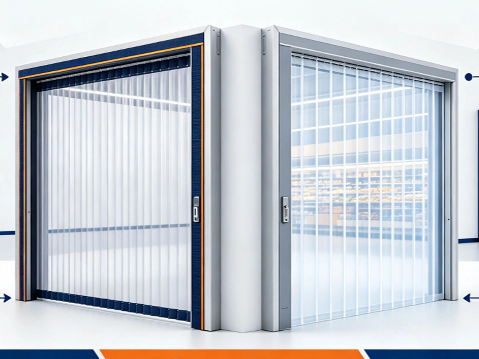 What Are The Core Differences Between Industrial-Grade And Standard-Grade PVC Strip Curtains?