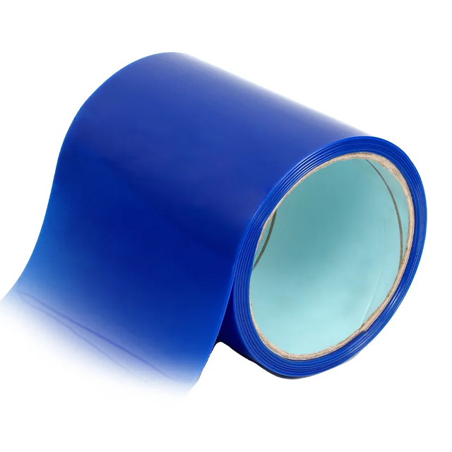 Blue Flat Anti Arc PVC Sheet for B2B Industrial Electrical Safety Curtain Systems